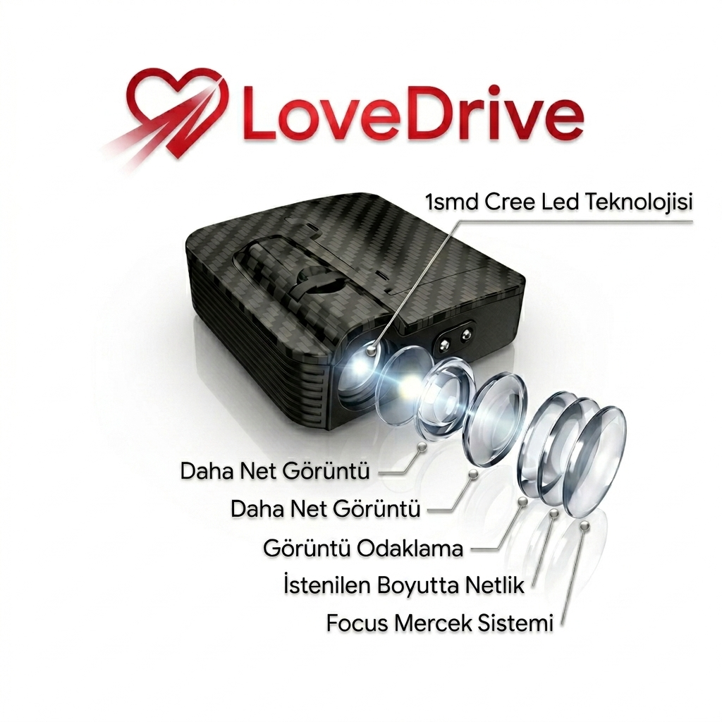 LoveBeam® Premium Kişiye Özel Led 2 Adet